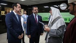 زيارة وزير الخارجية السيد أسعد الشيباني ووزير الدفاع اللواء مرهف أبو قصرة ورئيس جهاز الاستخبارات العامة السيد أنس خطاب، للسفارة السورية في أبو ظبي، ولقاؤه مع الجالية السورية 6-1-2025 (1).jpg