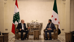 استقبال القائد أحمد الشرع ومعالي وزير الخارجية السيد أسعد الشيباني وفداً لبنانياً رفيع المستوى برئاسة دولة رئيس الوزراء اللبناني السيد نجيب ميقاتي في العاصمة دمشق 11-1-2025 (4).jpg